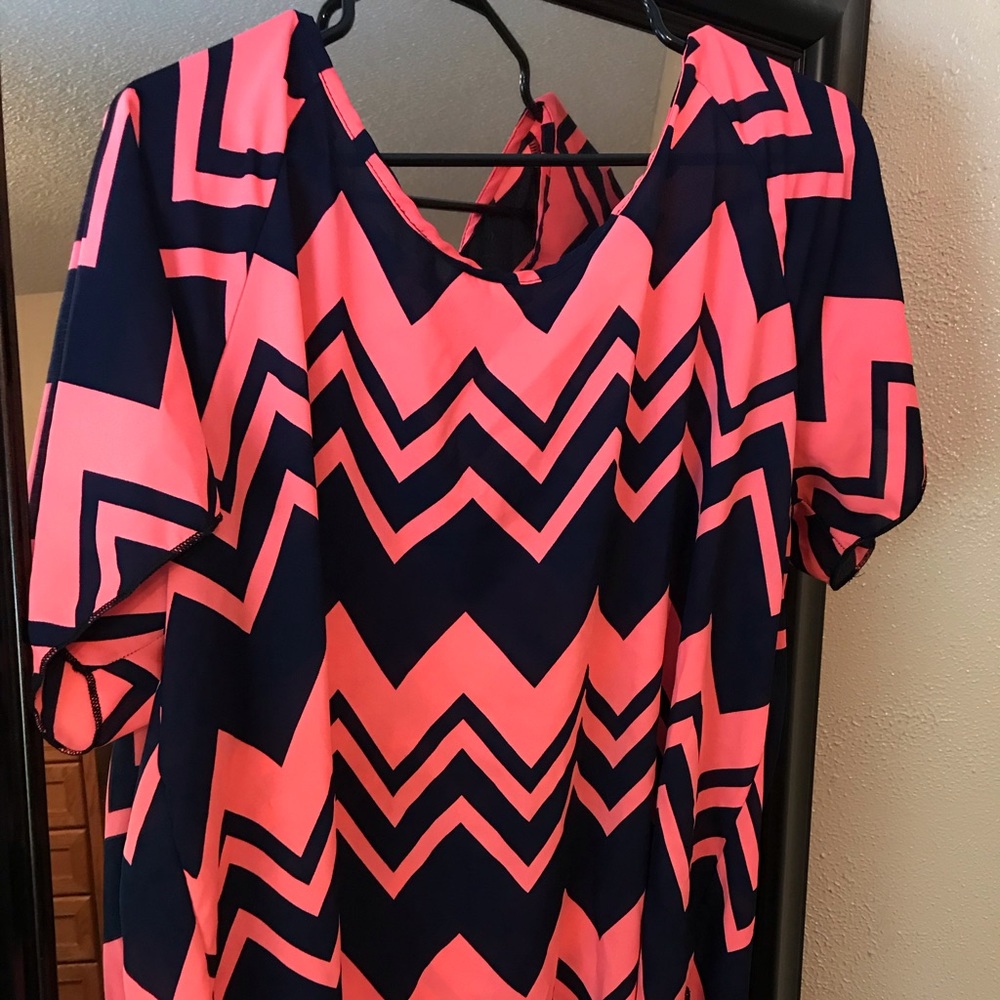 Plus size striped top